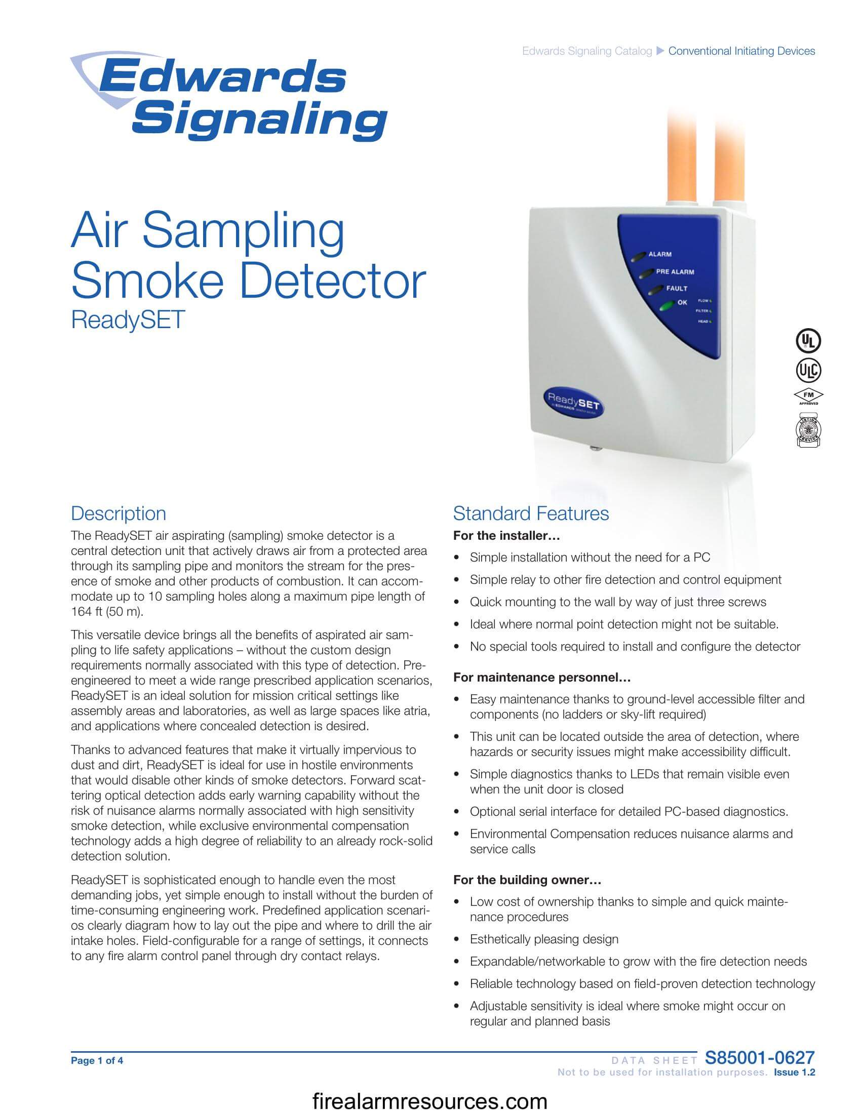 Edwards Data Sheet_ReadSet Air Sampling Pipe and Fittings Download