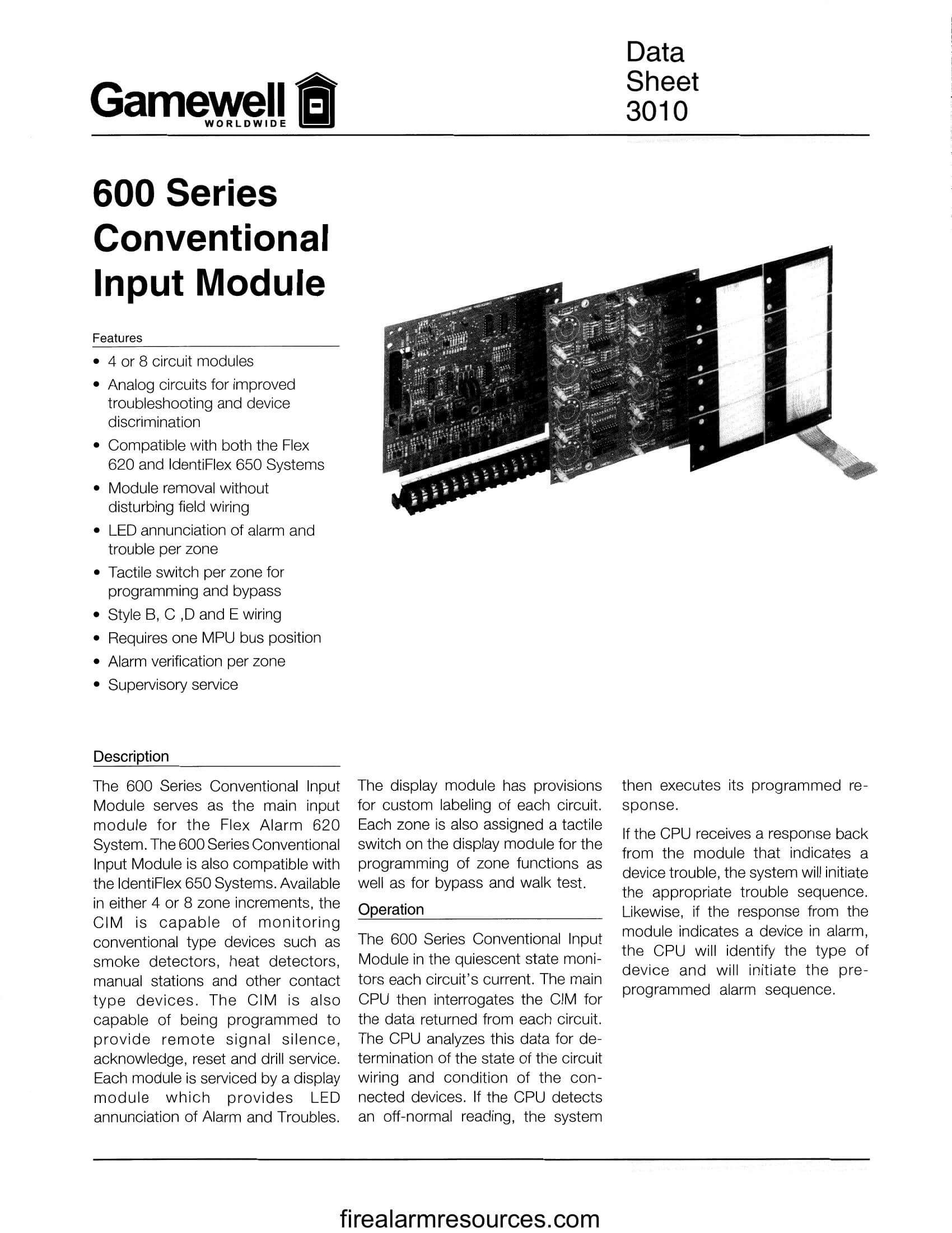 Gamewell-FCI S3 Series, SLC-PM_SLC95-PM Personality Modules | Download ...
