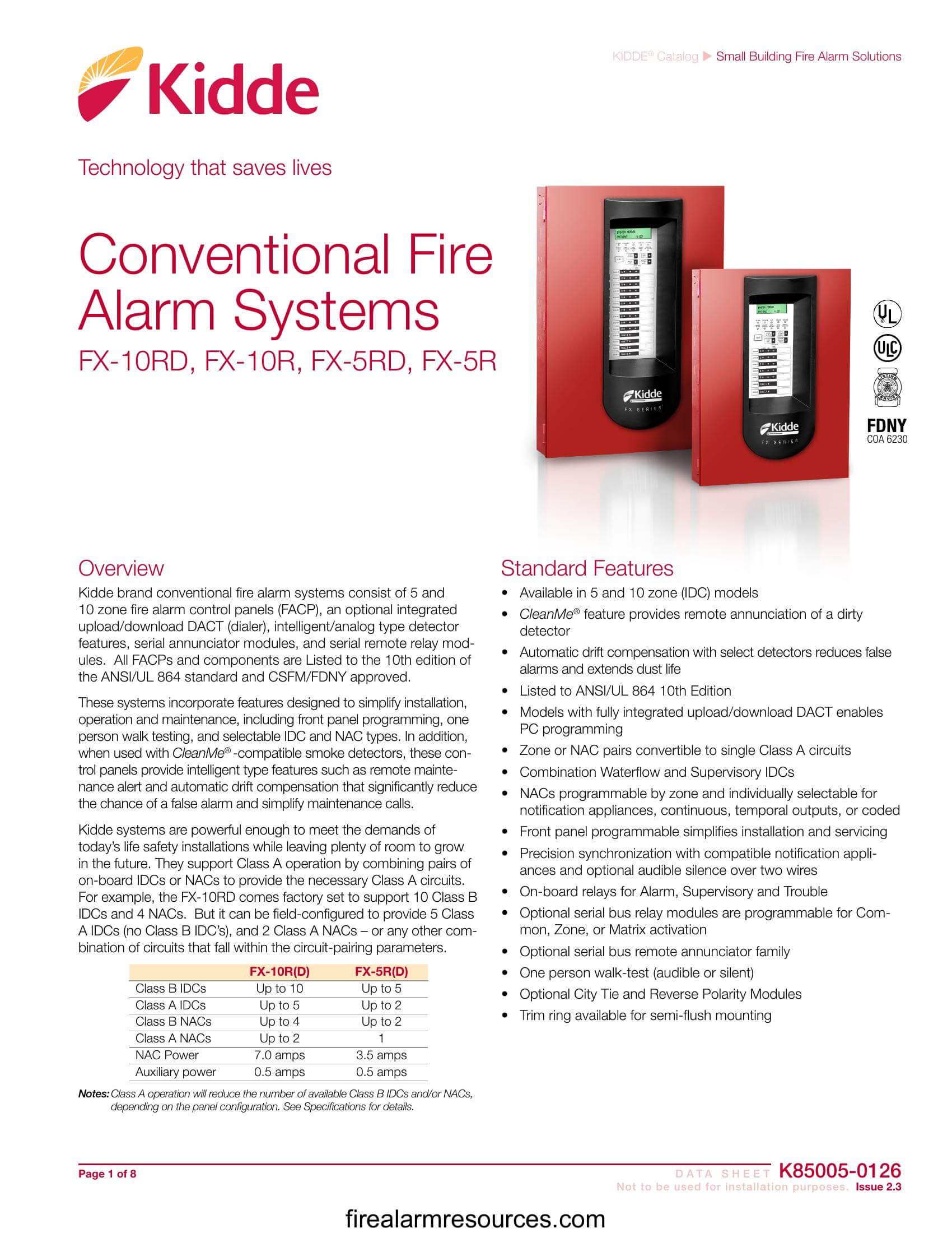 Kidde FN00009K R001 KIDDE K FX Conventional DialerMod... Download