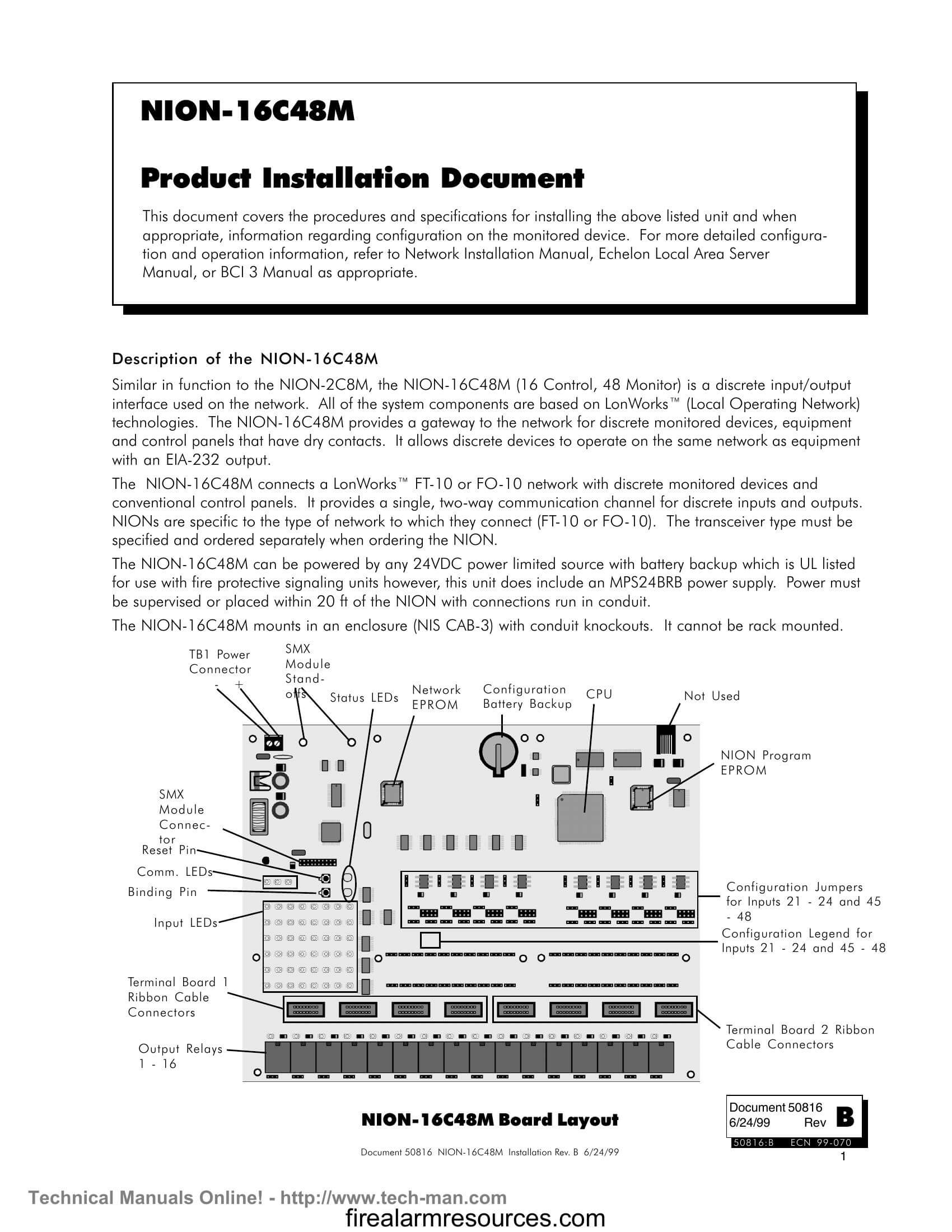 Notifier MPSTR Product Installation Drawing Download fire alarm