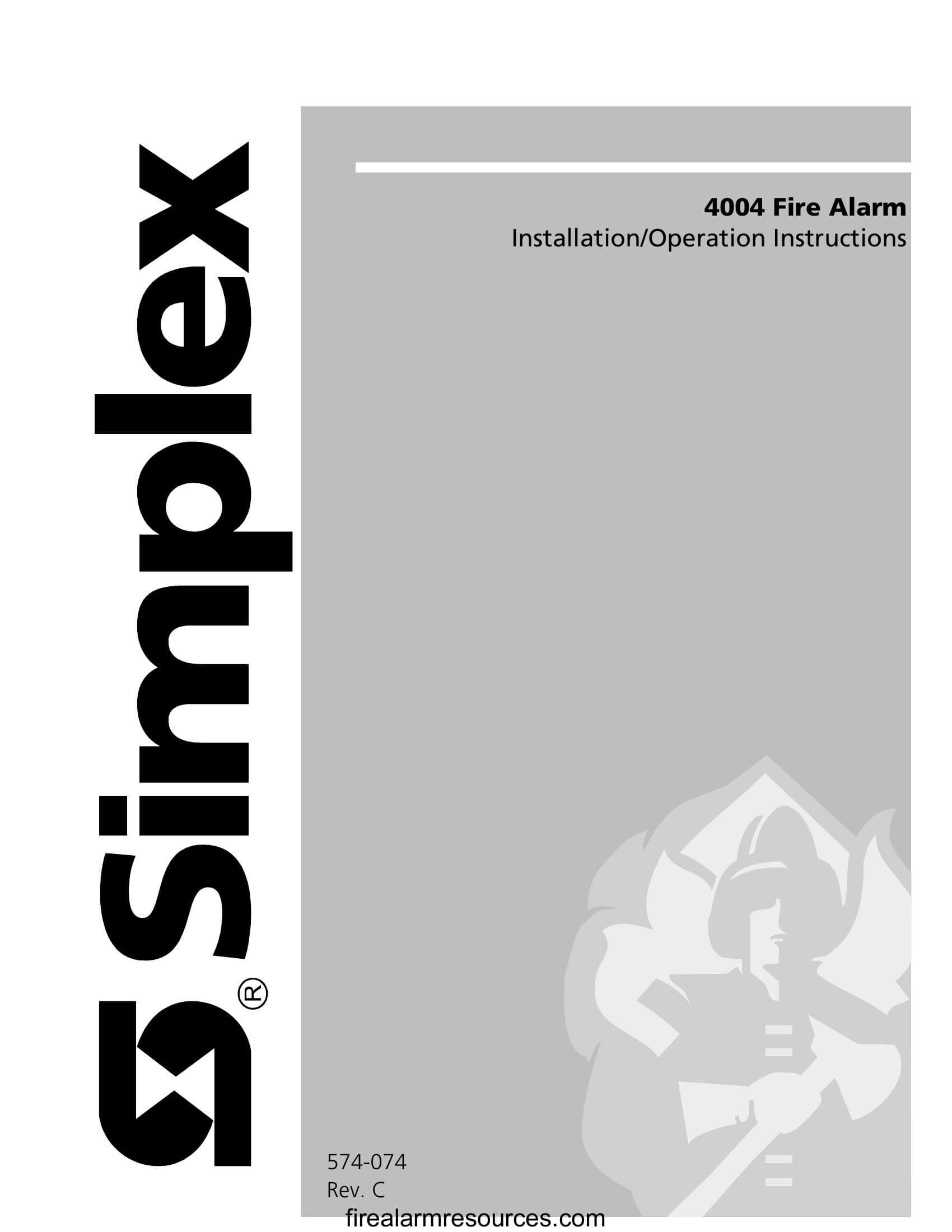 Simplex 20999767, 9799 IntrinsicallySafe Fire Alarm St... Download fire alarm documents