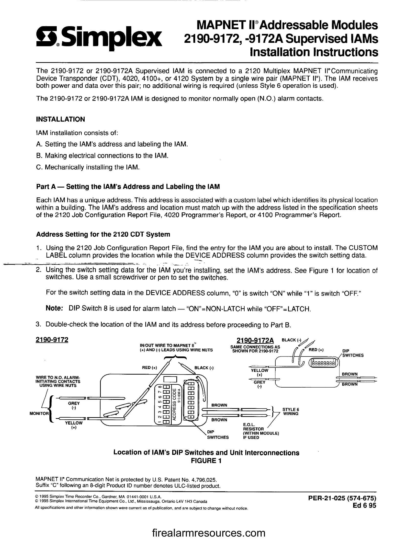 Simplex Addressable Manual Stations, MAPNET I 2099-9760, ... | Download ...